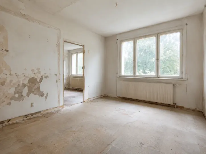 Image d'une rénovation intérieure avant intervention