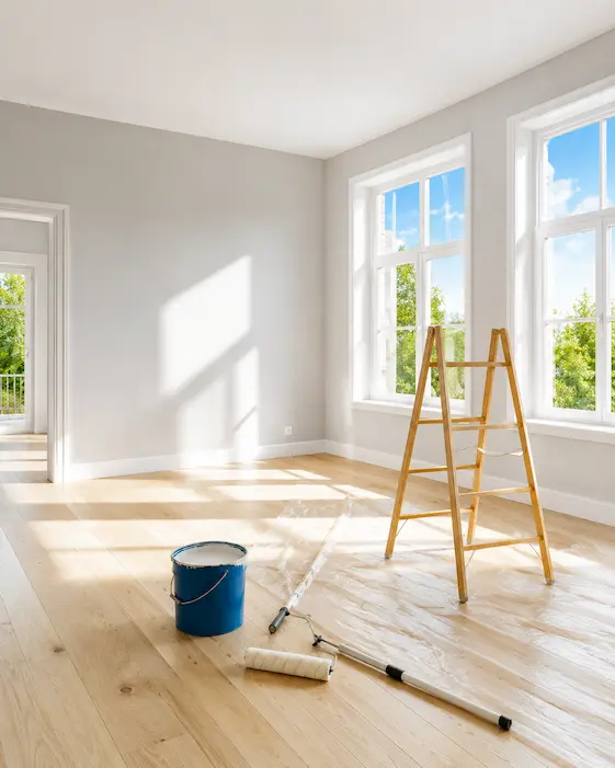 Image de travaux de peinture intérieure
