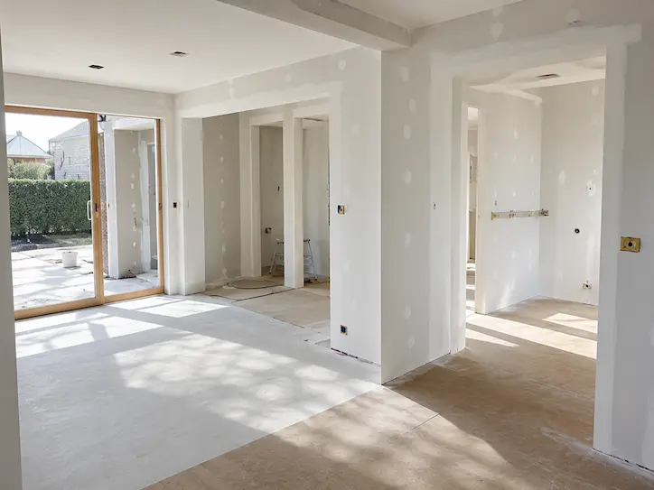 Photo d'une rénovation intérieur intérieure